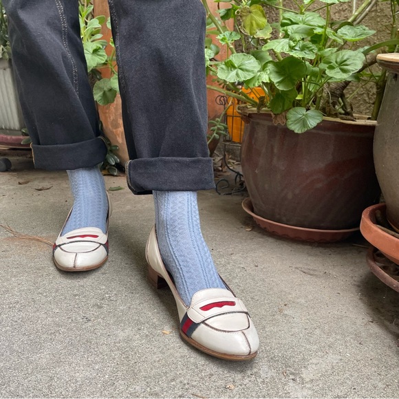 Vintage 70’s cream Gucci leather loafers - Picture 8 of 16